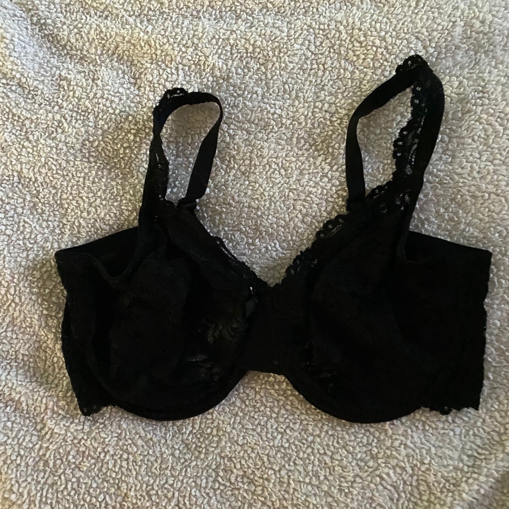 Smart and sexy black lace bra
